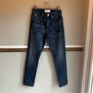 NEW SLVRLAKE  Leila High Waist Ankle Straight Leg Jeans Denim Sky Blue​​​​